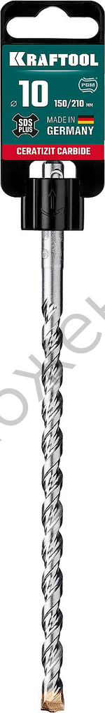 KRAFTOOL CERATIZIT CARBIDE 10 х 210 мм, SDS-plus бур (29320-210-10)
