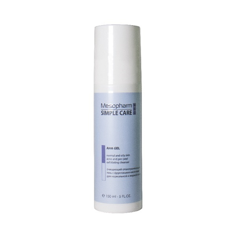 Очищающий гель с фруктовыми кислотами Mesopharm Simple Care AHA Gel 150мл