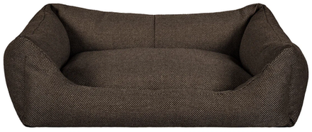 Лежак Tappi прямоугольный с подушкой Ротонд, шоколад №1 (45*33*15см)