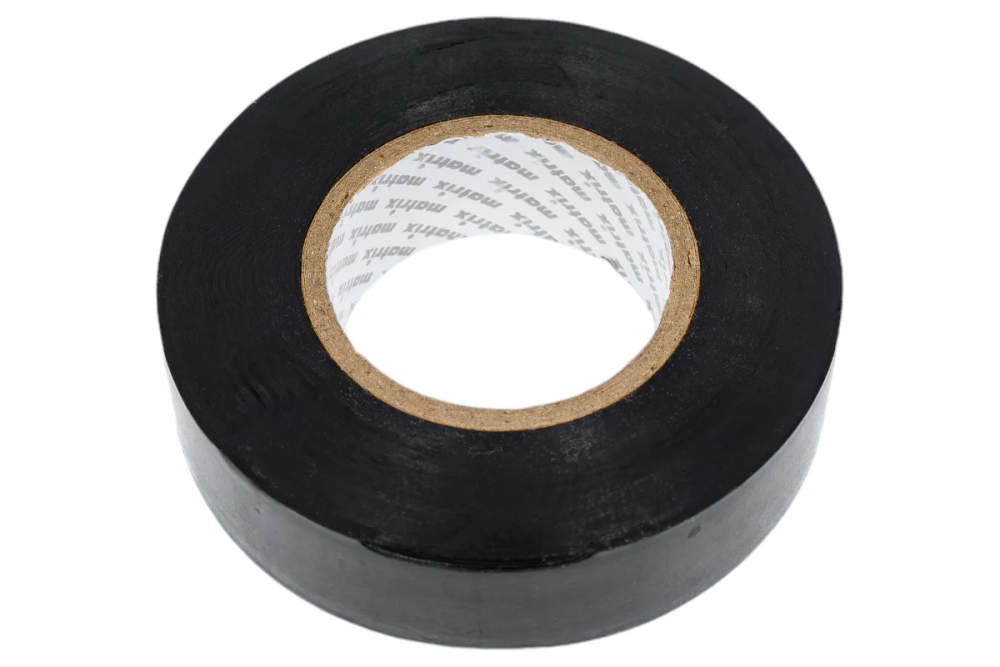 Изолента ПВХ, 19 мм х 20 м, черная, 150мкм// Matrix (Матрикс)