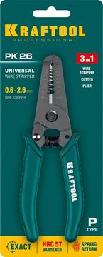 KRAFTOOL PK-26, 0.6 - 2.6 мм, многофункциональный стриппер (22660-15)