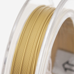 Японский ювелирный тросик SakuLux 49 диаметр 0,36мм, цвет "Сатиновое золото"