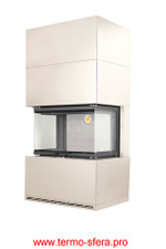 Камин РОДОС 800 СЛОНОВАЯ КОСТЬ шамот белый