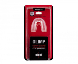 Капа одночелюстная Clinch Olimp Single Layer Mouthguard прозрачная C501