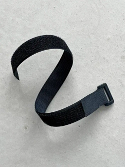 Лента липучка гибридная с набором скоб (5 метров х 25мм. + 20 скоб)