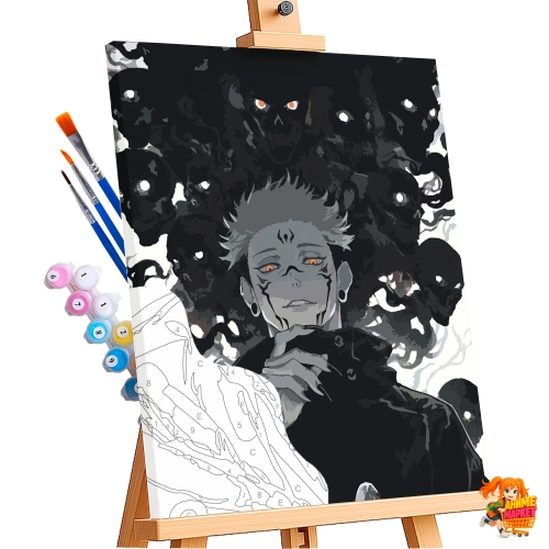 Картина по номерам Магическая битва Суккуна