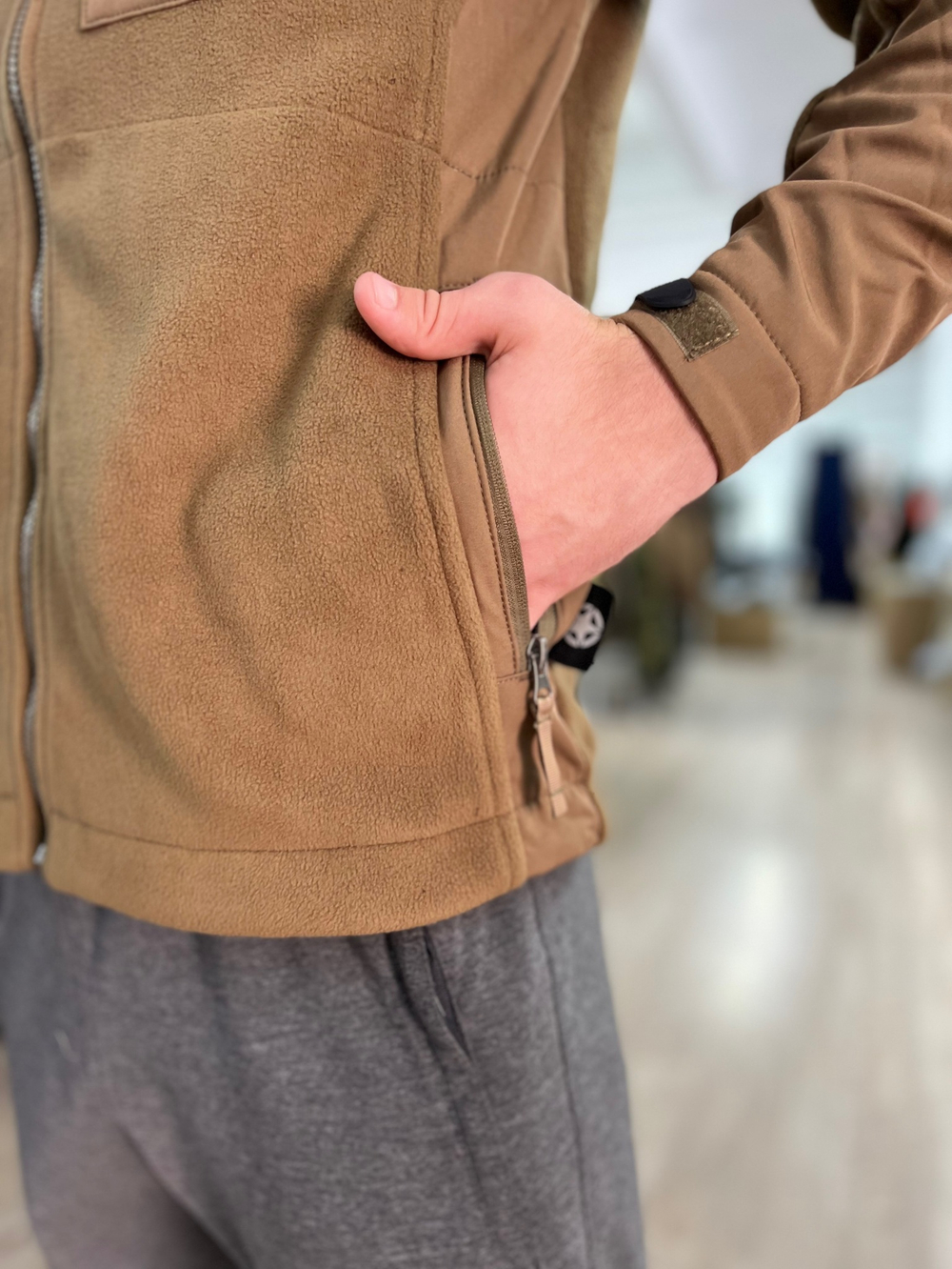 Куртка флисовая 7.62 / песок