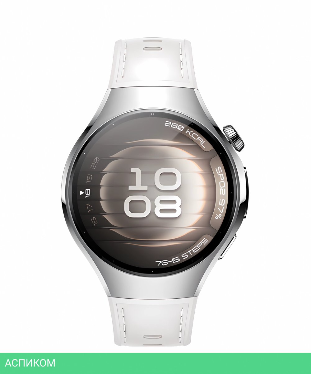 Умные часы Huawei Watch 5 42mm LTE Stainless Steel Case White Composite Strap SOC-AL00 (55020EVR)