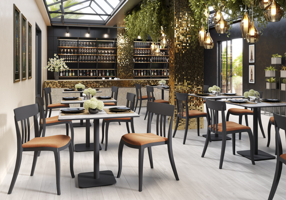 Стул пластиковый с обивкой Papatya Trio-S Soft