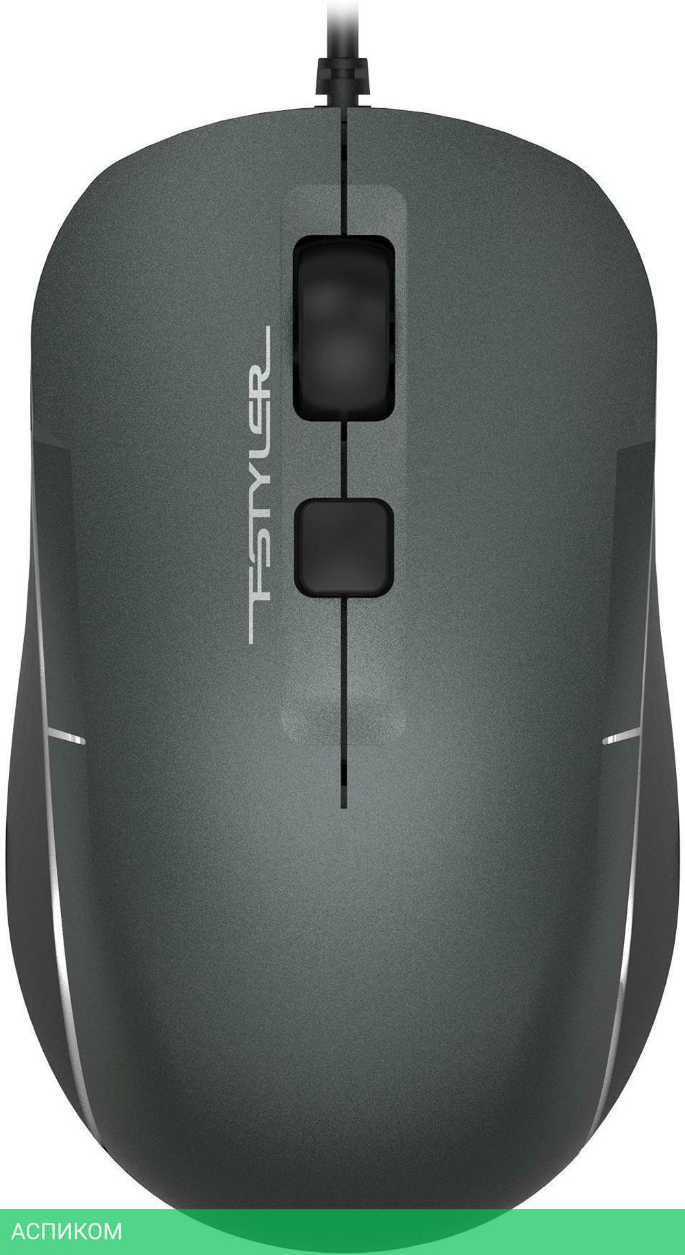 Мышь A4Tech Fstyler FM26 серый/черный/Smoky Grey