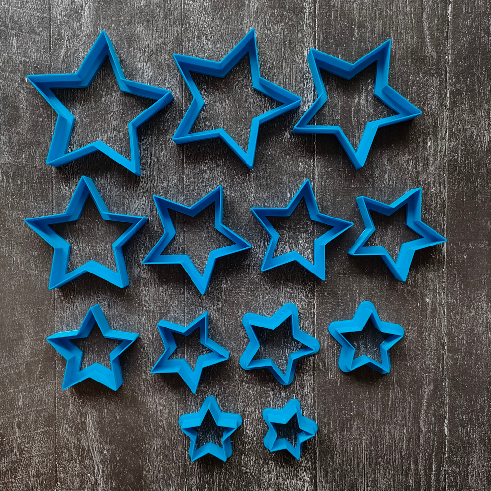 Звезда №6 Набор форм (13шт)