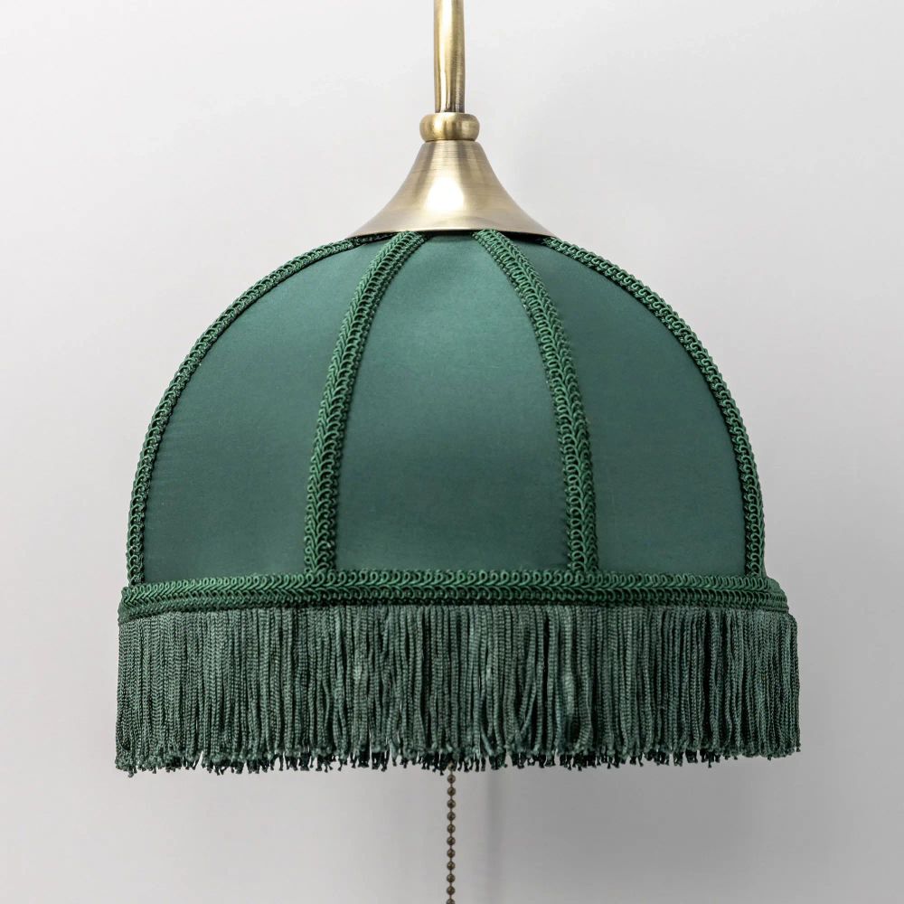 Citilux Базель CL407312 Бра с зелёным абажуром и выключателем