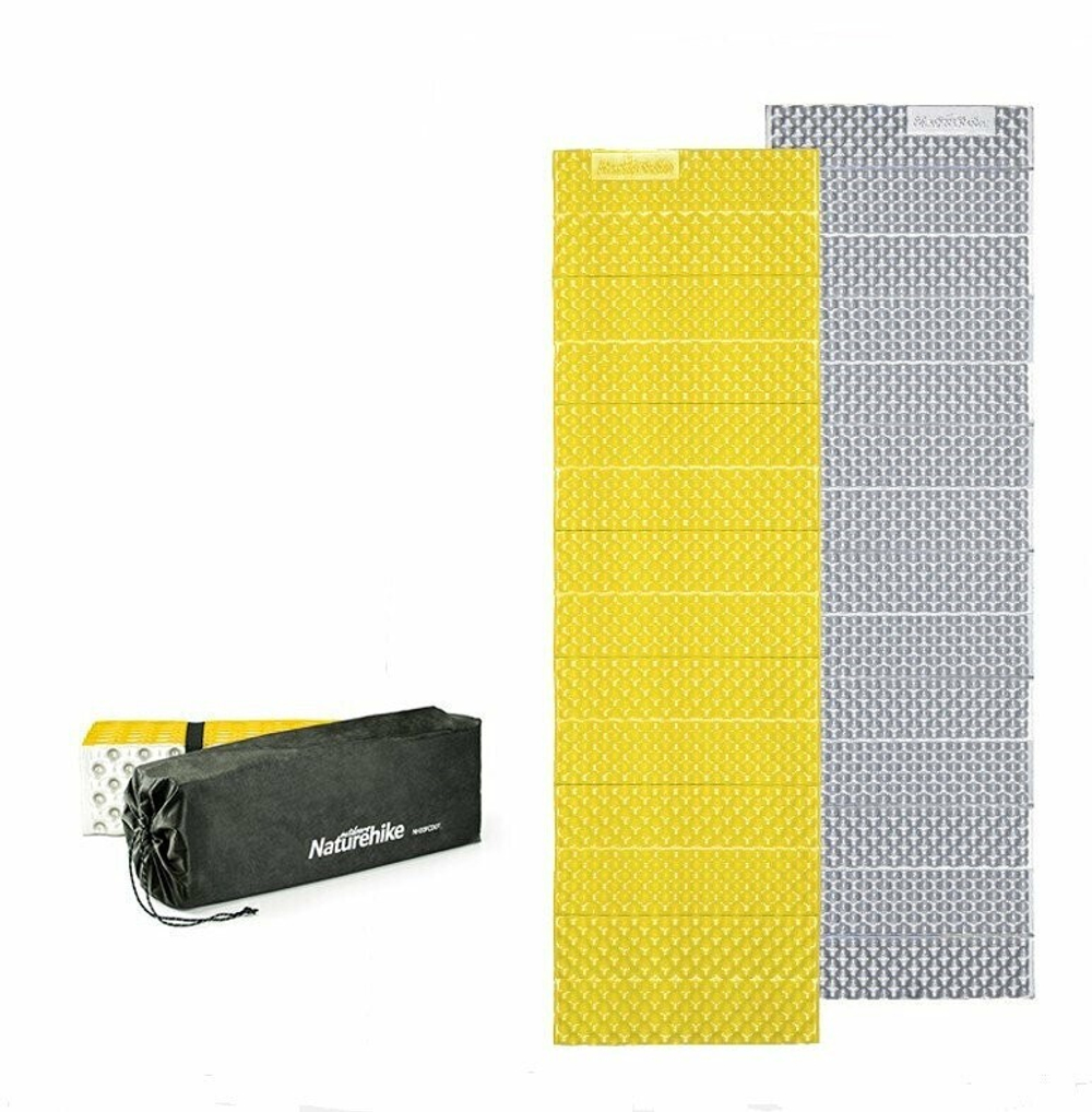 Коврик Naturehike NH20FCD07 складной  утолщённый желтый