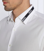 рубашка h-hank-kent-c1-214 BOSS BLACK - белый(50484516)