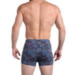 Мужские трусы боксеры темно-синие с принтом Sergio Dallini SG2942-2