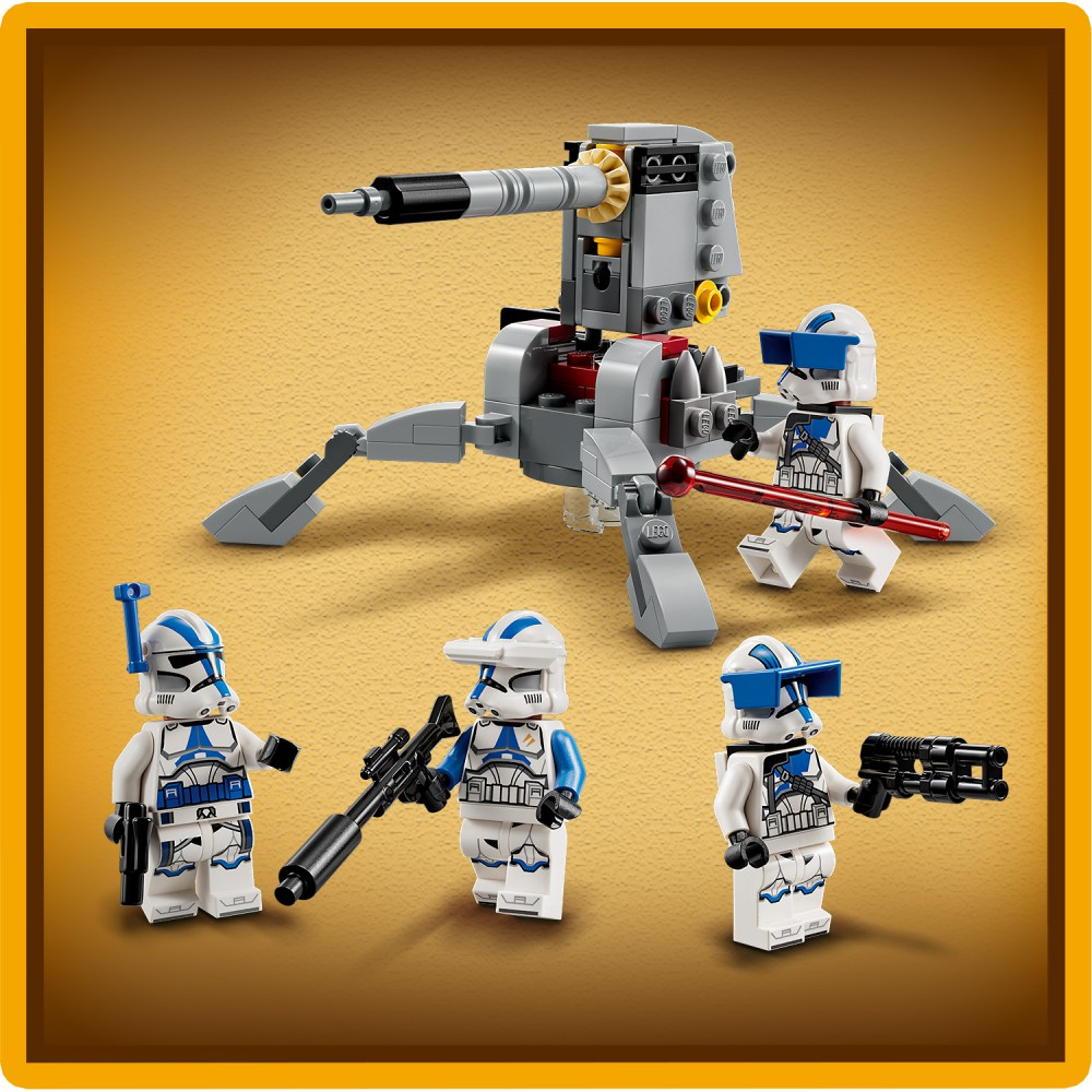 Конструктор LEGO Star Wars 75345 Боевой набор Солдаты-клоны 501-го легиона — фото 6