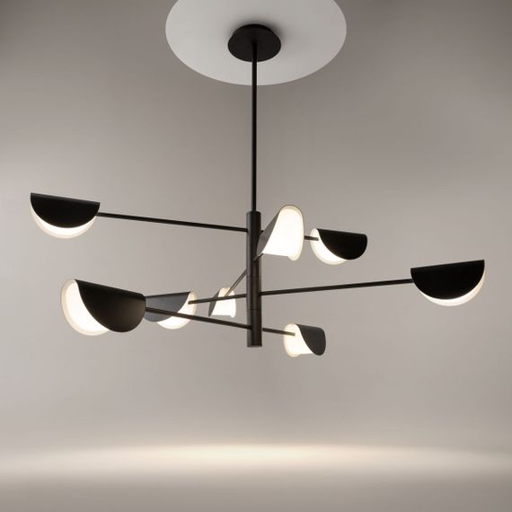 Подвесная люстра Maytoni Technical Mollis MOD126PL-08B