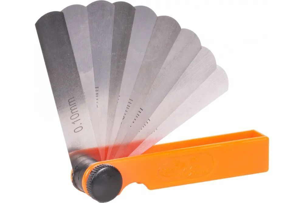 Набор щупов для измерения зазоров № 1, 70 мм, (0,02-0,10 мм) АВТОДЕЛО / Набор щупов для измерения клапанов / Щупы для измерения зазоров / Набор щупов веерный АвтоDело