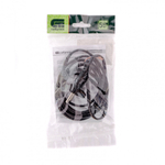 Шнур электрический соединительный, для настольной лампы, 1.7 м, 120 Вт, черный, тип V-1 Сибртех