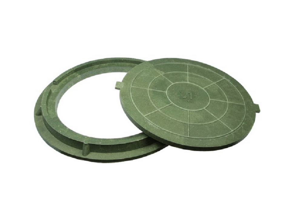 Люк полимерный 15кН (Зеленый)