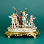 Винтаж: Фарфоровая мануфактура Capodimonte «Ангельский Хор»