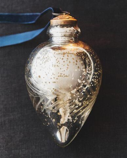 ZARA HOME УКРАШЕНИЯ ДЛЯ РОЖДЕСТВЕНСКОЙ ЁЛКИ В ФОРМЕ КАПЛИ, СЕРЕБРЯНЫЙ