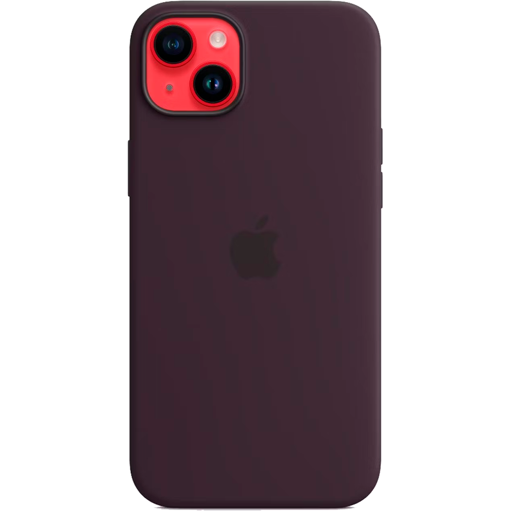 Силиконовый чехол с поддержкой MagSafe Apple Silicone Case для iPhone 14 Plus, Elderberry (Черничный)