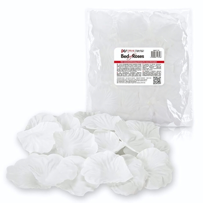 Белые лепестки роз Bed of Roses (Цвет: белый)