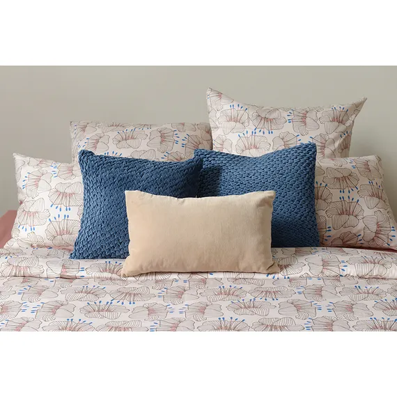 Набор из двух наволочек из сатина с принтом "Цветы", Prairie, 70х70 см