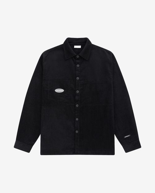 Рубашка Velvet Button черная