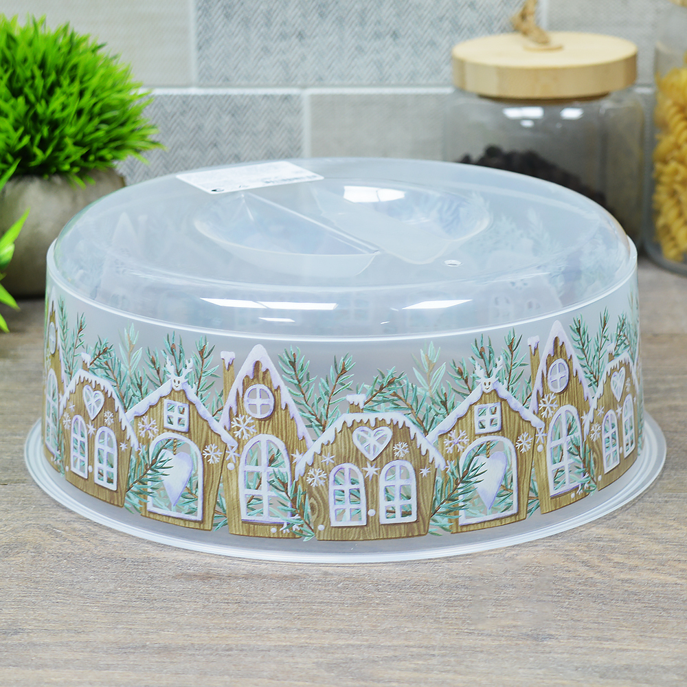 Крышка для СВЧ 24,6см "Bergamo" с декором