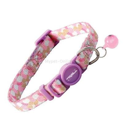 Ошейник для кошек нейлоновый "Нежность", 10*210-330мм, Triol