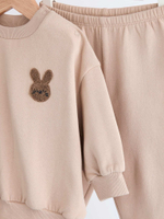 Толстовка и спортивные брюки в комплекте для малышей Next 835-929, Бежевый