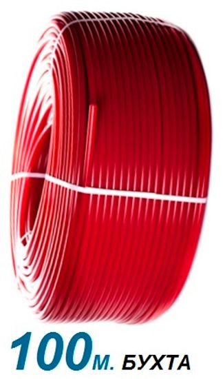 Труба Stout 20х2,0 мм. PEX-a из сшитого полиэтилена для тёплого пола красная 100 м (SPX-0002-002020)