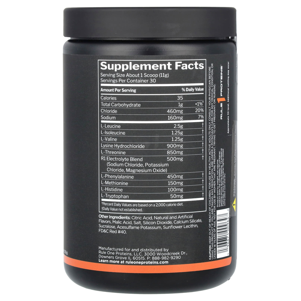 Rule One Proteins, Essential Amino 9, фруктовый пунш, 330 г (11,64 унции)