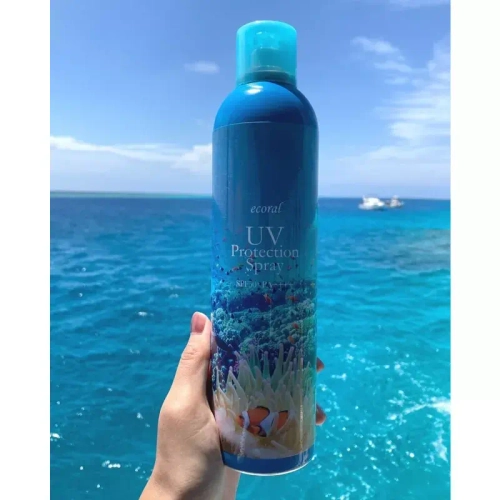 Lishan Солнцезащитный спрей водостойкий на основе кораллов Лишан- Ecoral UV Protection Spray SPF 50+ PA++++, 200 г