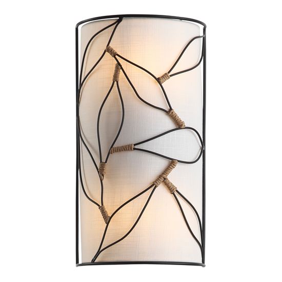 SL6228.401.02 Светильник настенный ST-Luce Черный/Бежевый E27 2*60W ROOT