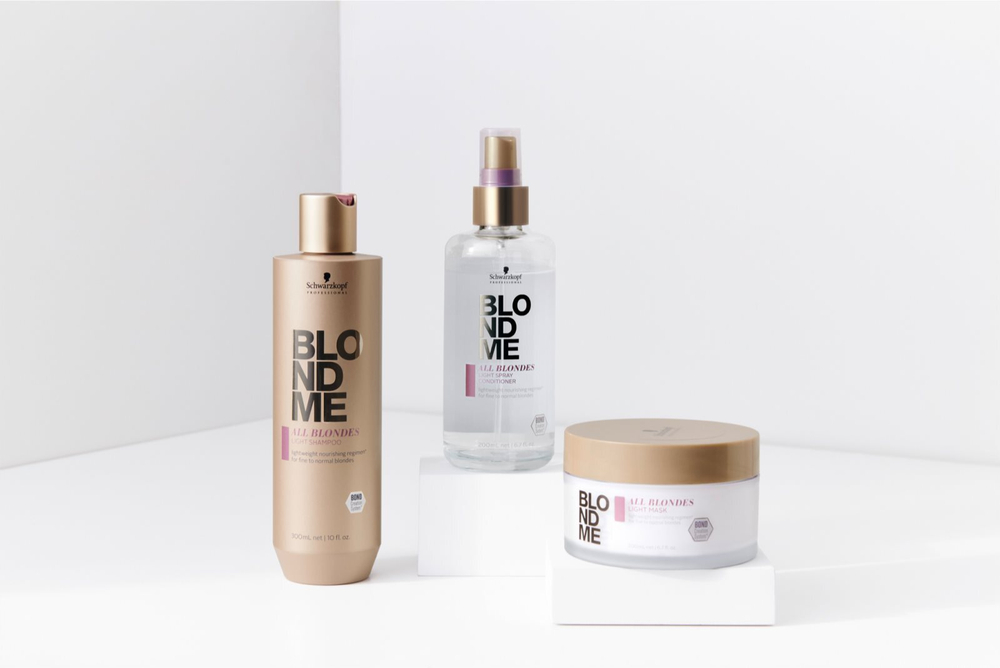 Schwarzkopf Professional Blondme All Blondes Light - питательный шампунь для нормальных и деликатных волос /   300  ml  / GTIN 4045787636055