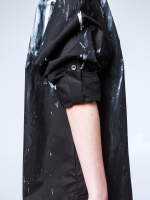 Рубашка "Черномор" с окрашиванием. Черно-белая