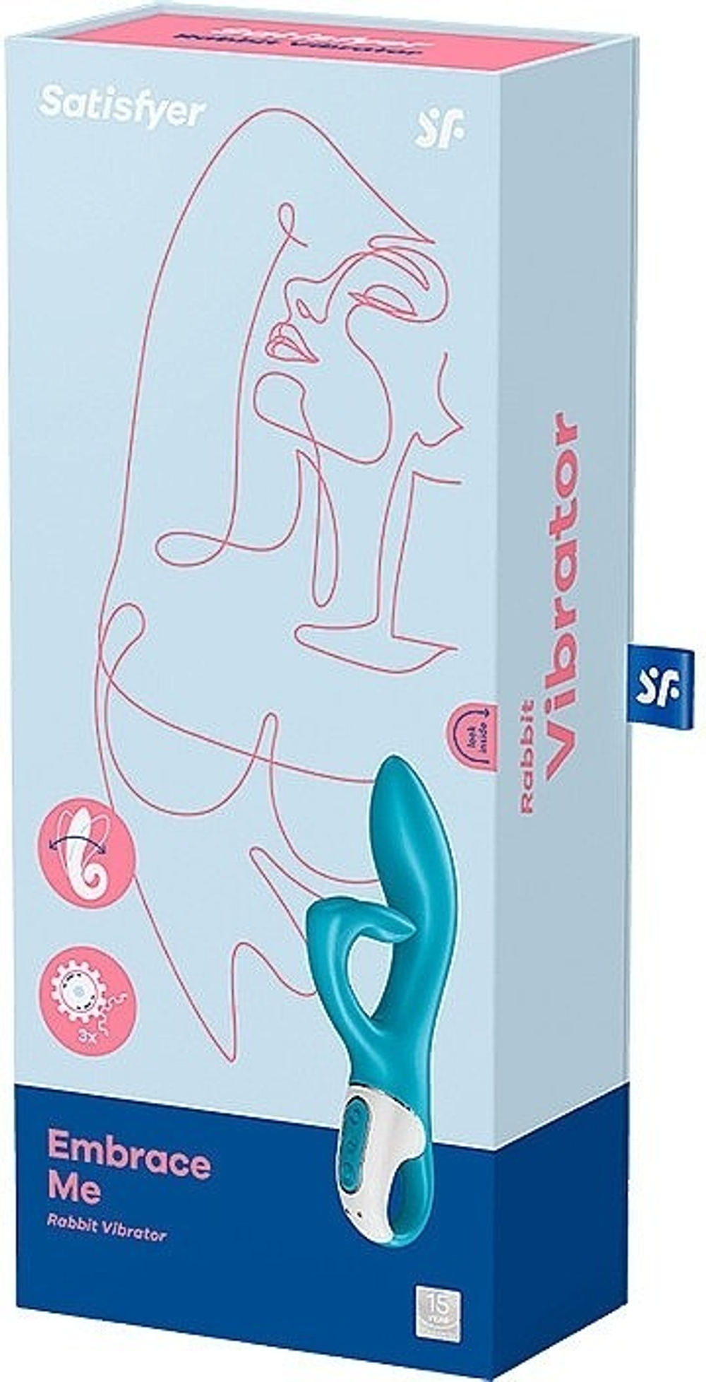 Вибратор кролик Satisfyer Embrace me – идеальный контакт с клитором