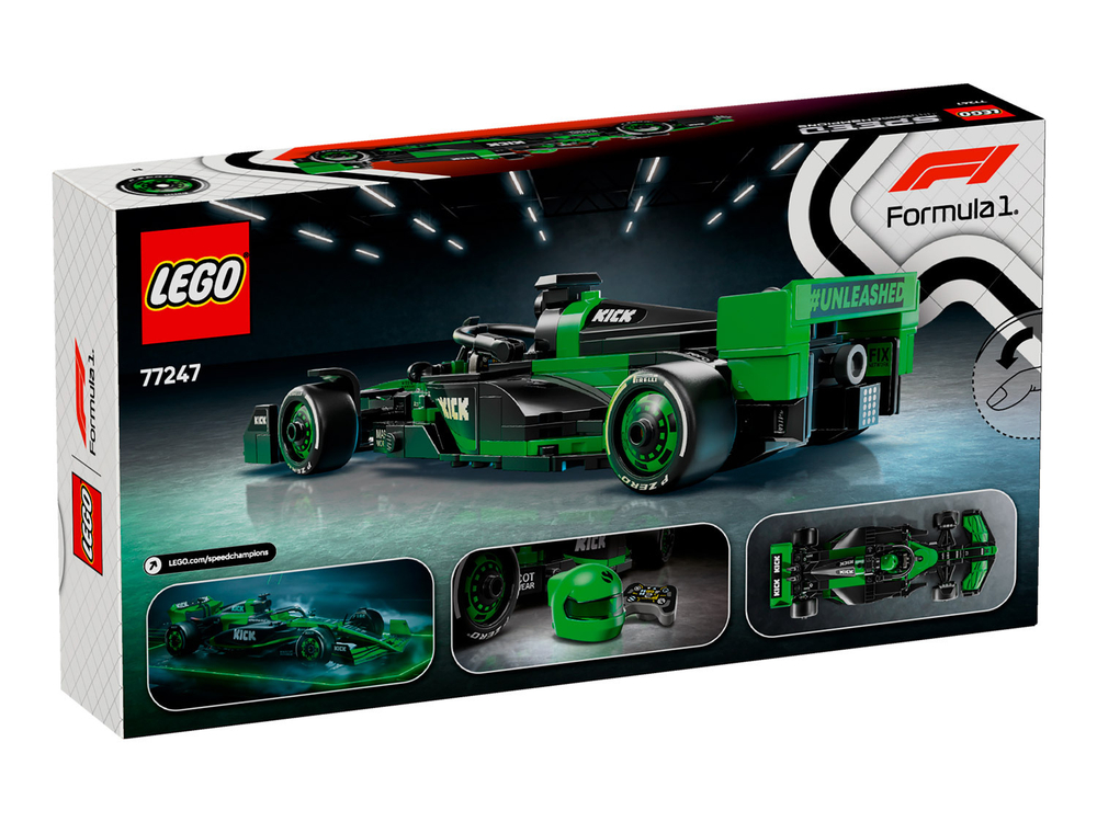 LEGO Speed Champions 77247 «KICK Sauber F1 Team C44» — гоночный суперкар