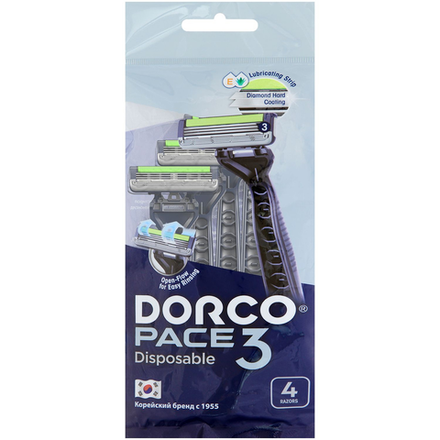 Станок для бритья DORCO PACE-4B 3 шт