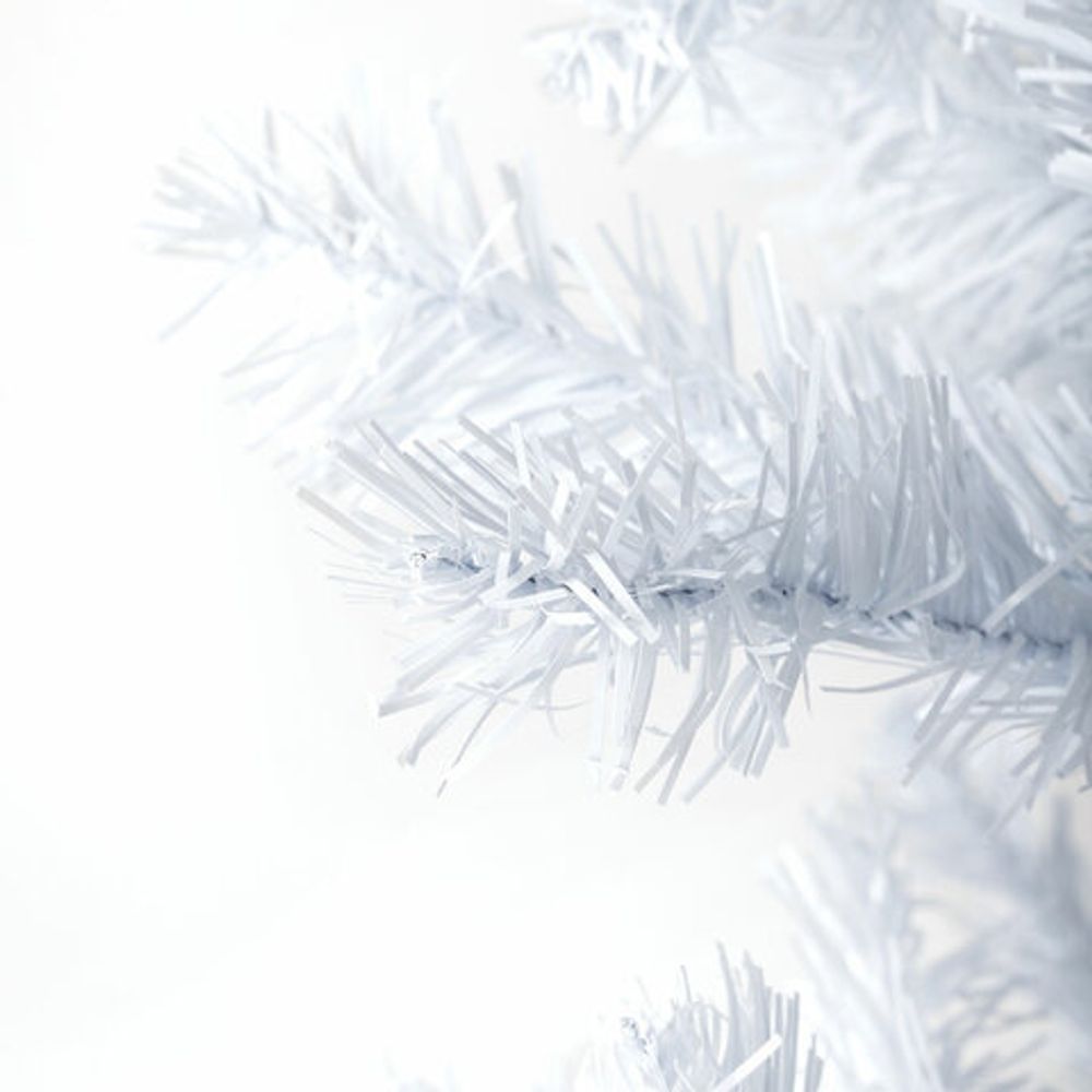 Ель новогодняя искусственная "Snow White" 150 см, ПВХ, белая, ЗОЛОТАЯ СКАЗКА, 591308