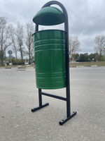 Урна "Космос 20 л" Зелёная (Эко)