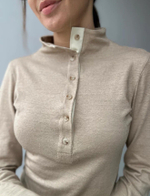 Шелковый лонг со стойкой