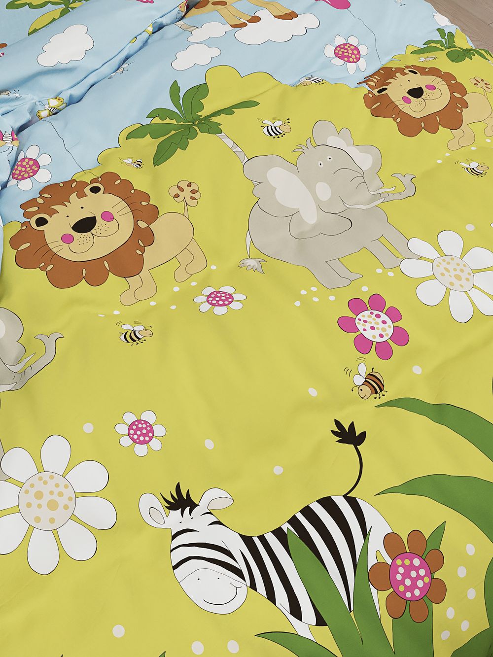 Простынь Сказка "Африка" 240х215 см, поплин