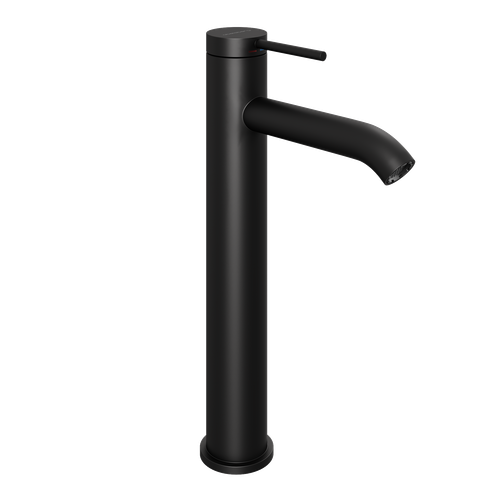 Смеситель для раковины Abelsberg Fluida ERF22003MB высокий, вулканический черный