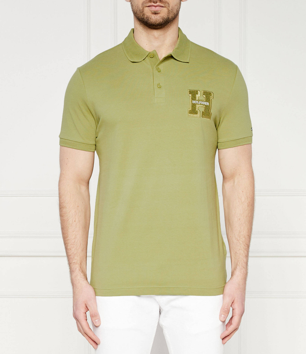 Поло Tommy Hilfiger - зеленый(MW0MW34771)