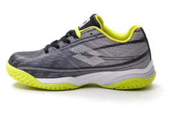 детские Кроссовки теннисные Lotto Mirage 300 All Round Junior - all black/all white/acacia green