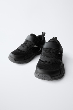 ZARA СПОРТИВНЫЕ КРОССОВКИ BAREFOOT, ЧЕРНЫЙ